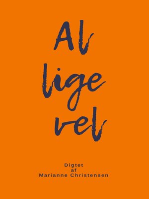 cover image of Alligevel
